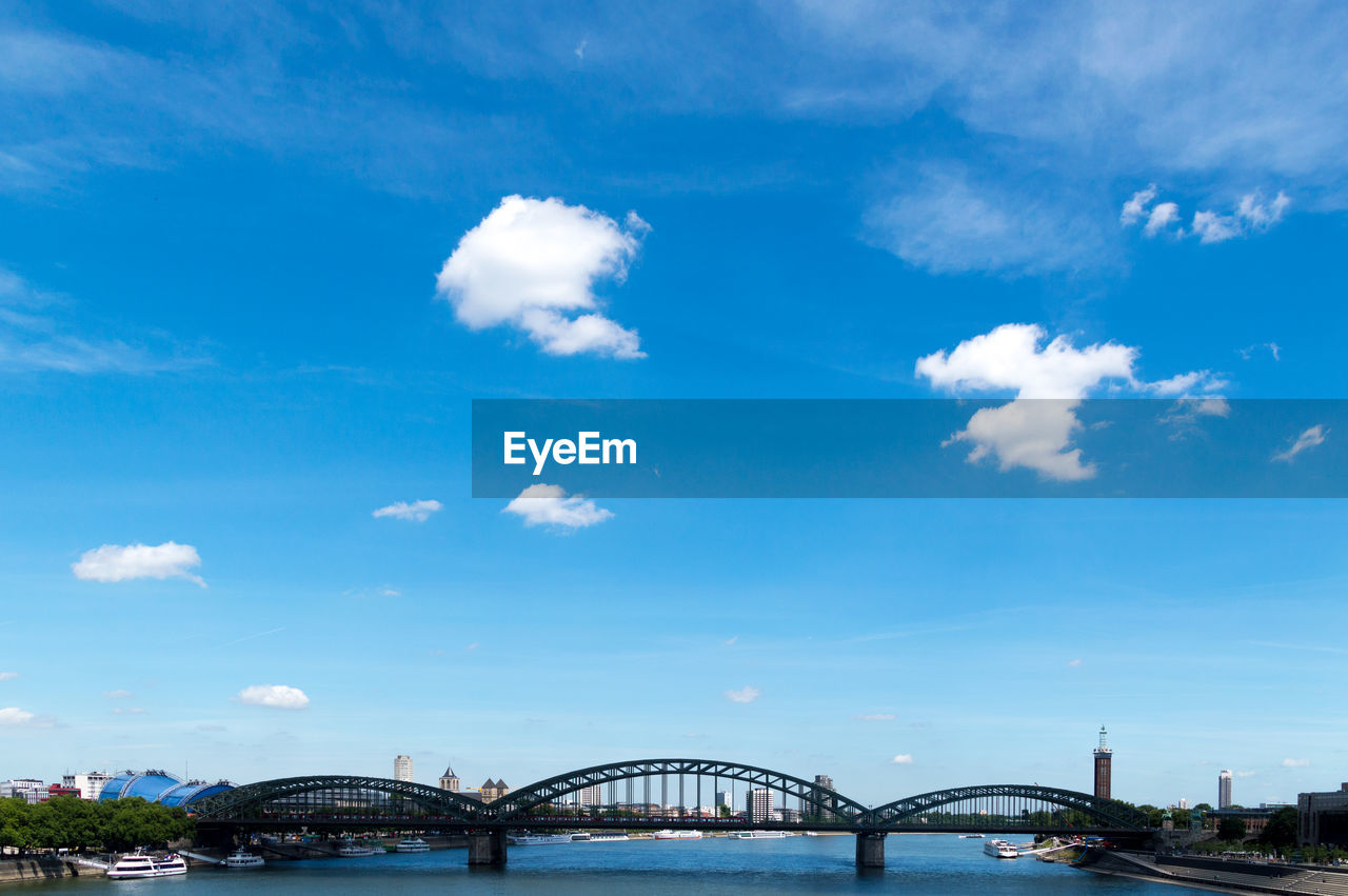 BRIDGE OVER RIVER AGAINST SKY