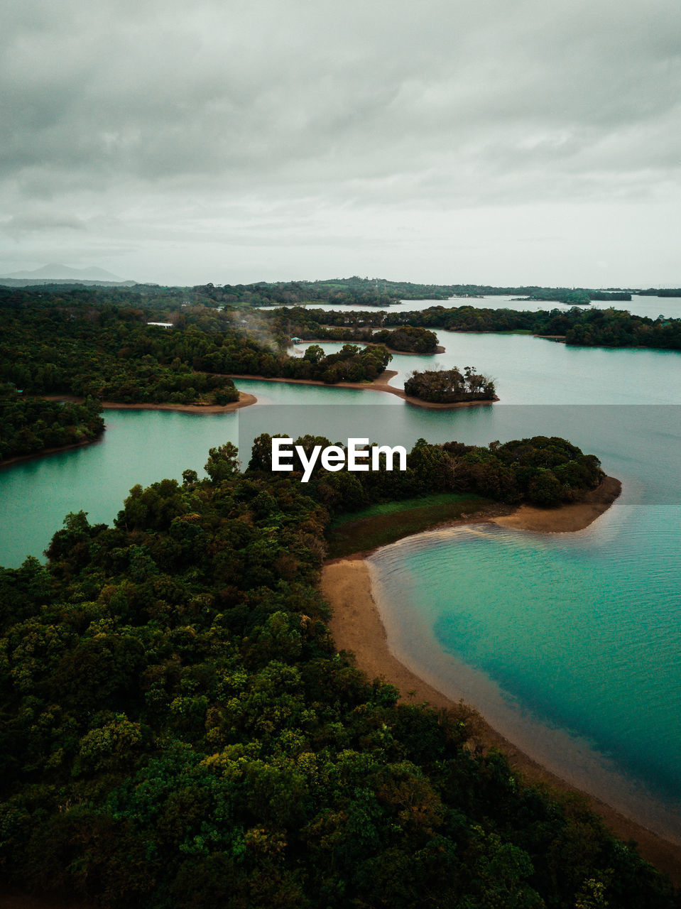 Scenic view of lake