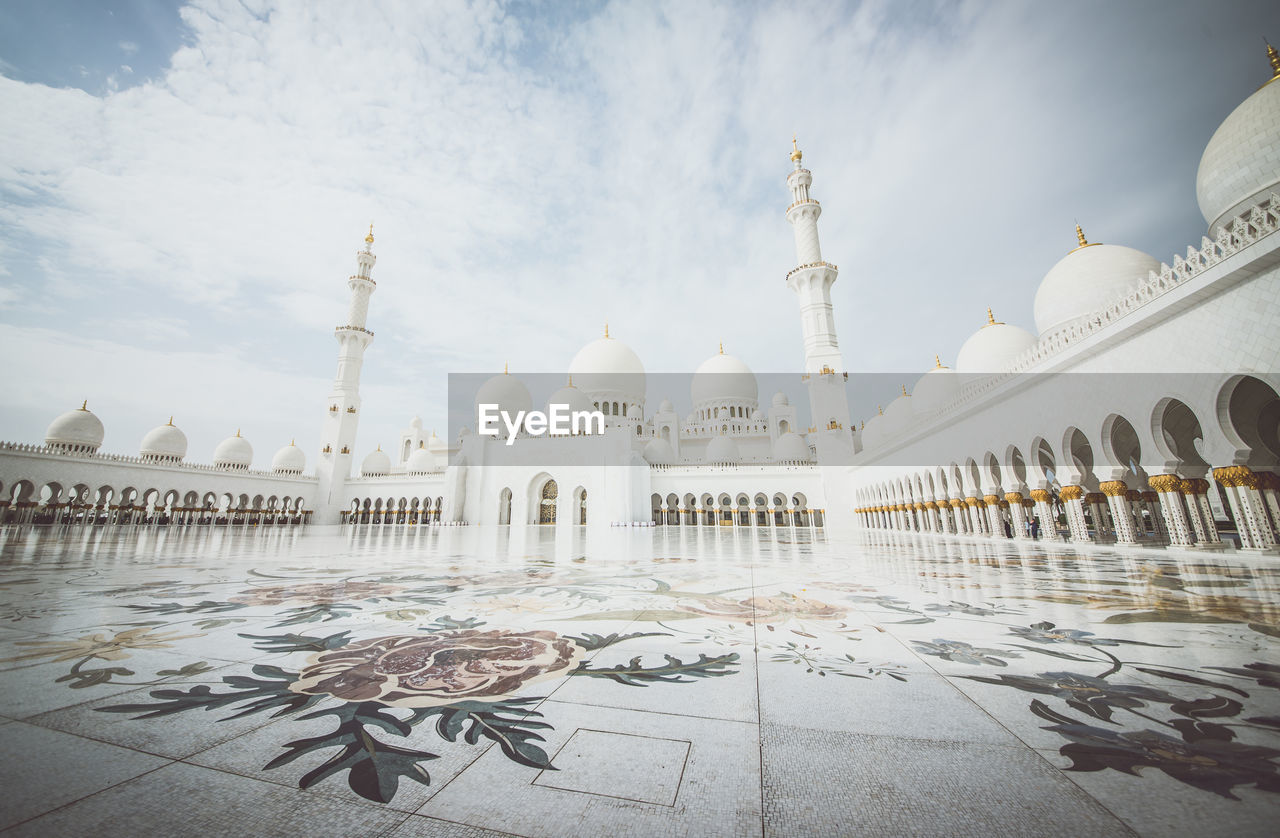 PANORAMIC VIEW OF A TEMPLE