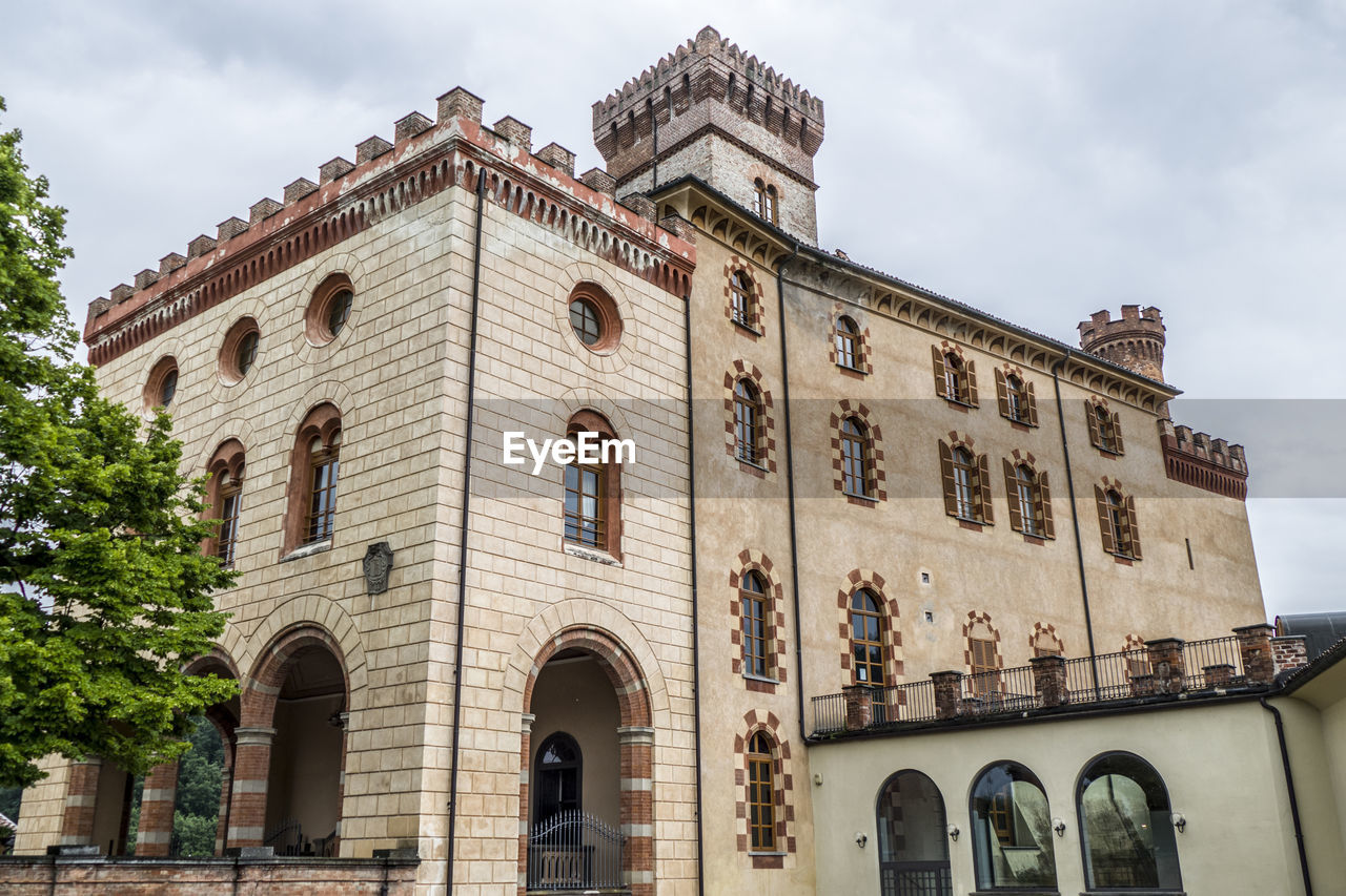 The center of barolo with historical buildings