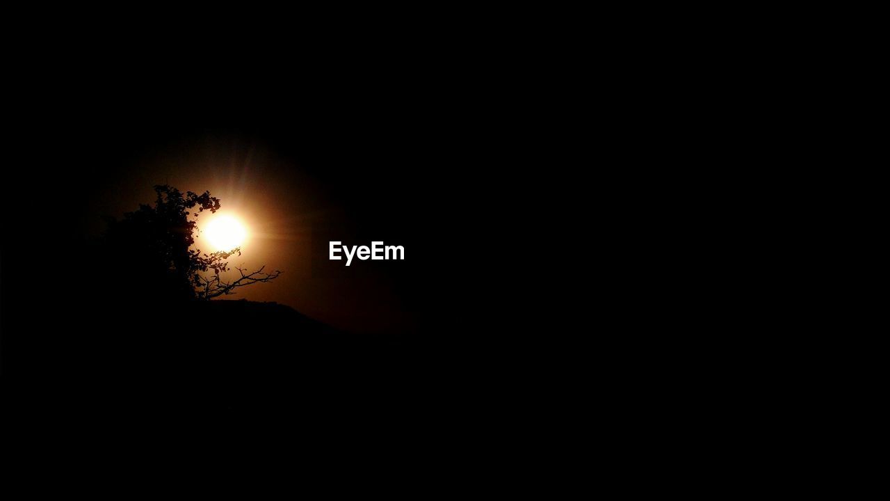 LOW ANGLE VIEW OF SILHOUETTE TREE AGAINST SKY DURING SUNSET