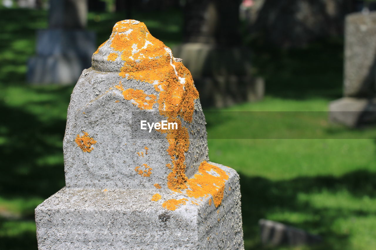 Close-up of stone sculpture