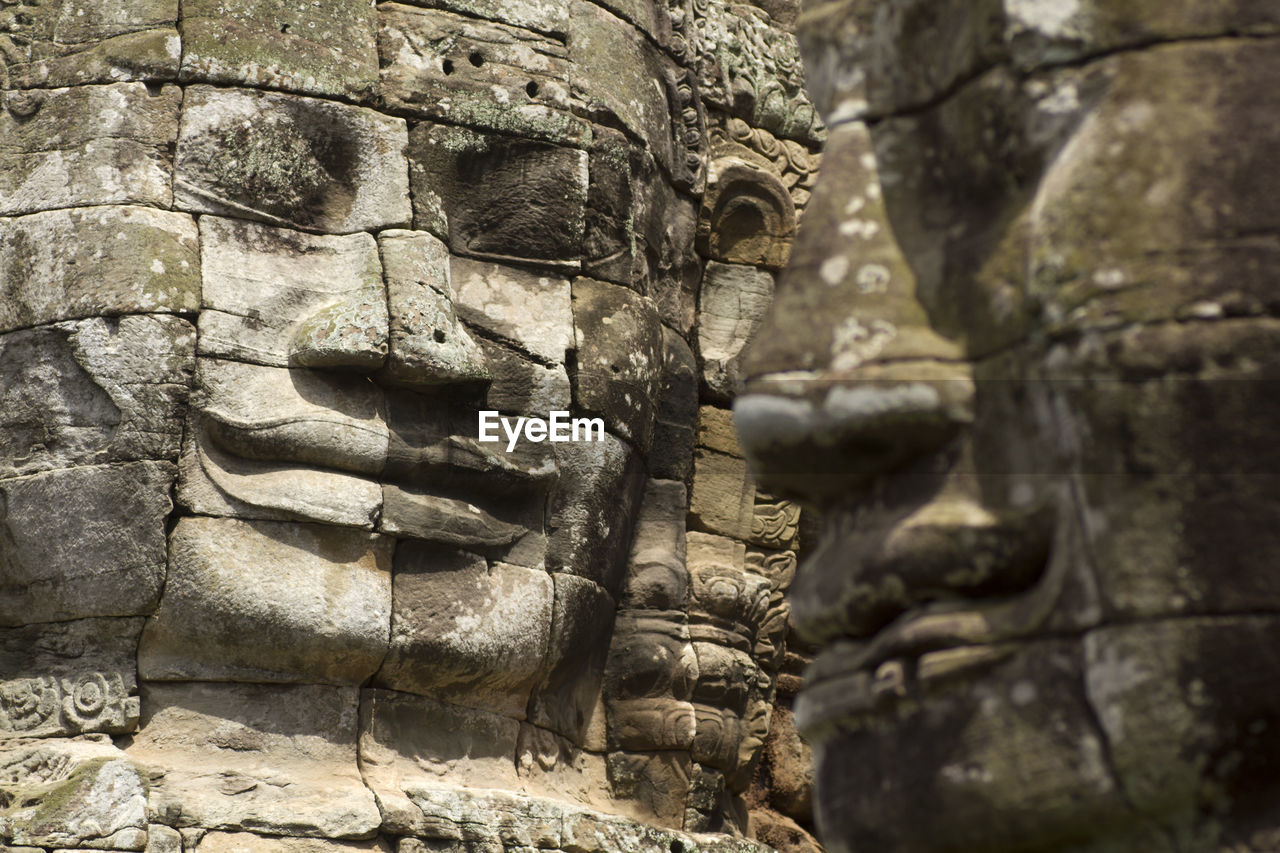 Close-up of buddha statue