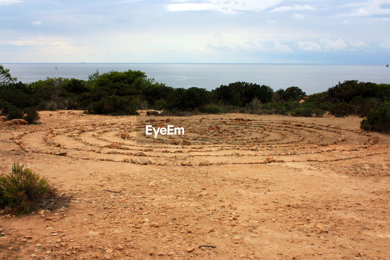 soil, natural environment, sky, land, nature, field, landscape, environment, sea, tree, cloud, scenics - nature, water, plant, sand, agriculture, no people, outdoors, tranquility, rural area, day, beach, beauty in nature, travel, tranquil scene, horizon, geology, travel destinations, coast, non-urban scene