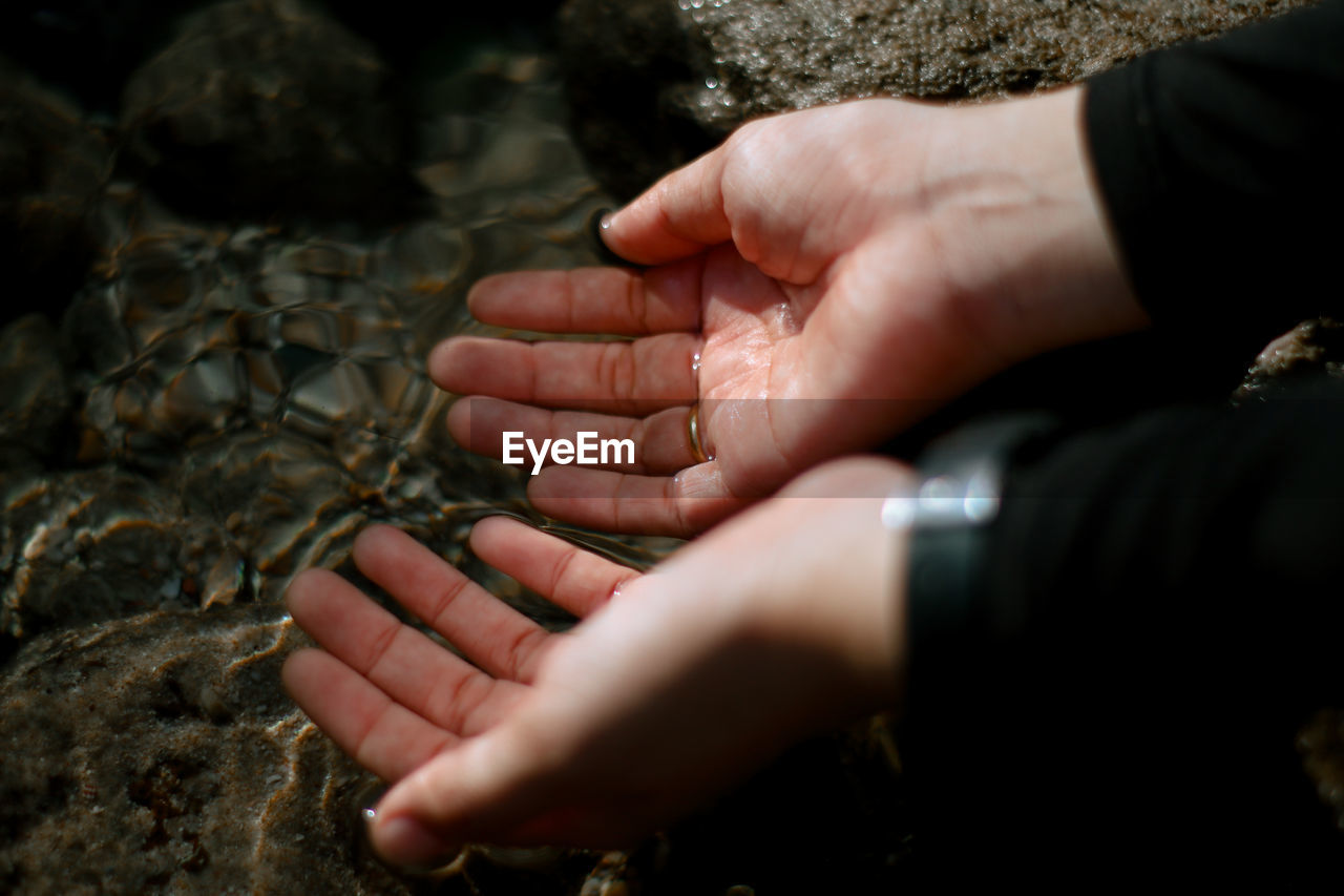 Close-up of hand