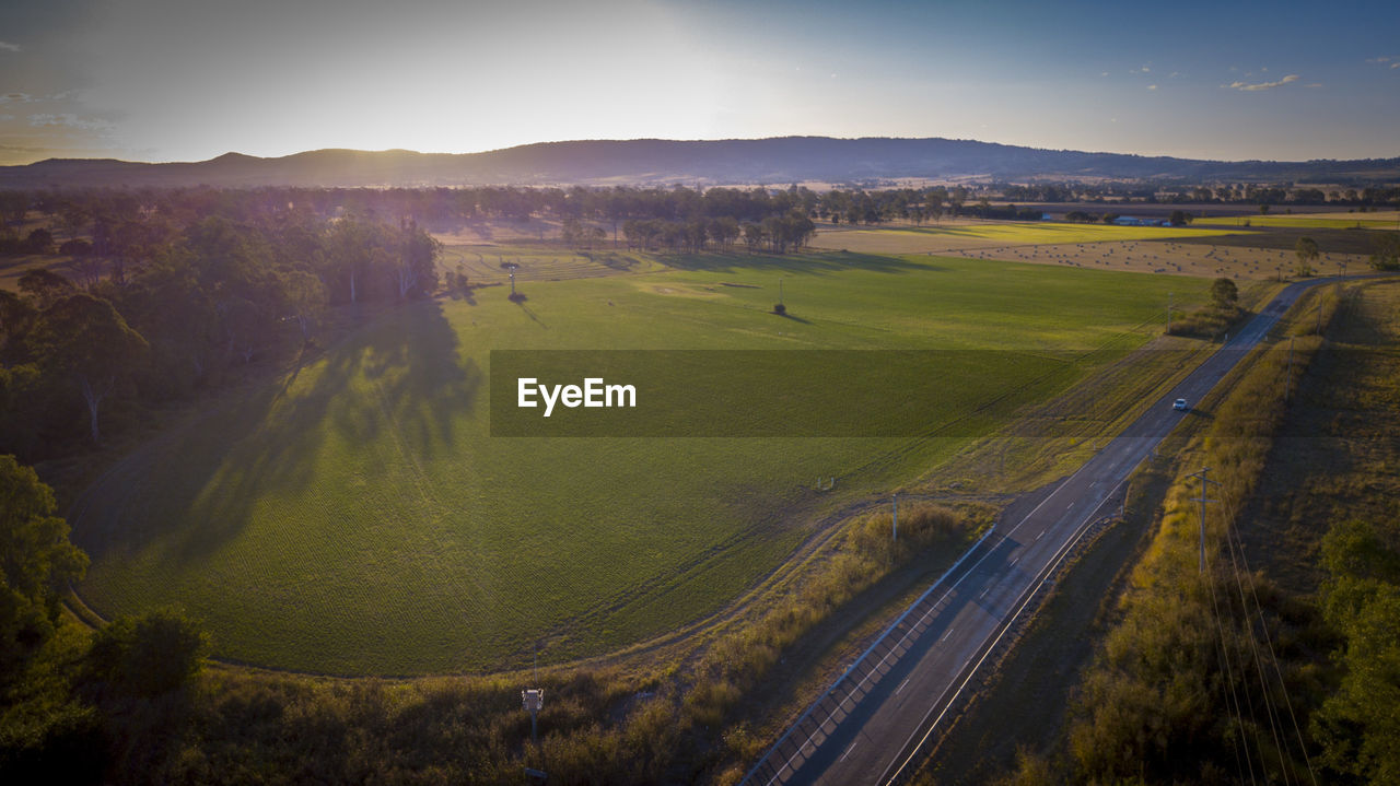 Panoramic view of landscape against sky