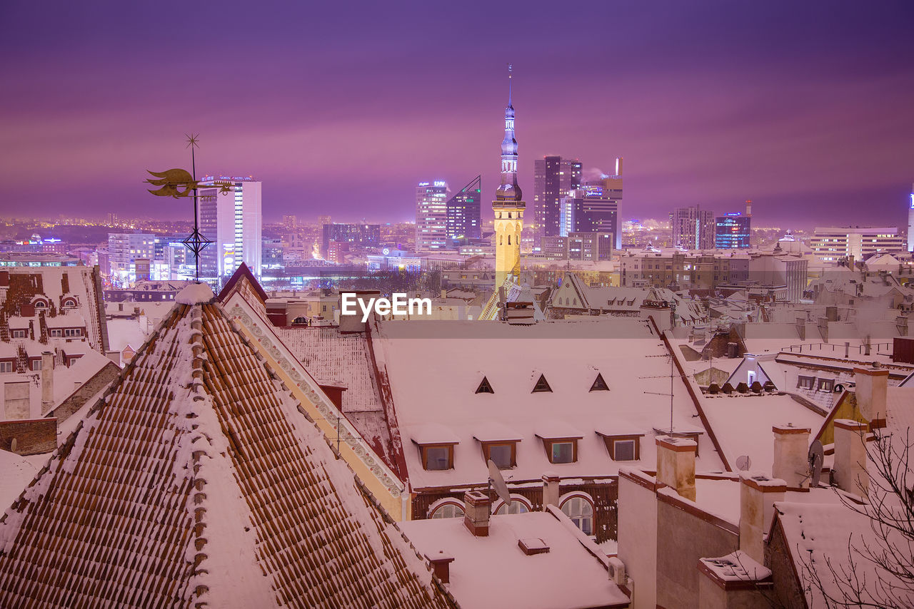 Legendary view of tallinn's old town from toompea. estonia