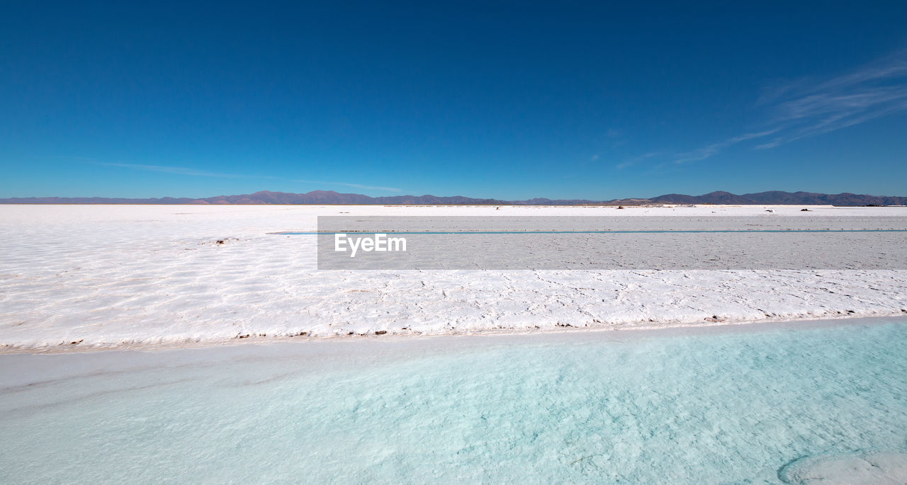 SCENIC VIEW OF SEA AGAINST BLUE SKY