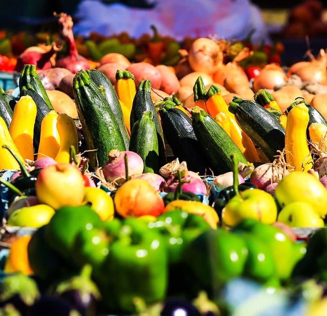 Close-up of vegetables at market stall