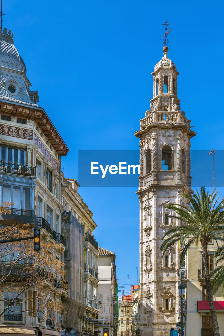 Santa catalina is a gothic style, roman catholic church located in valencia, spain.bell tower