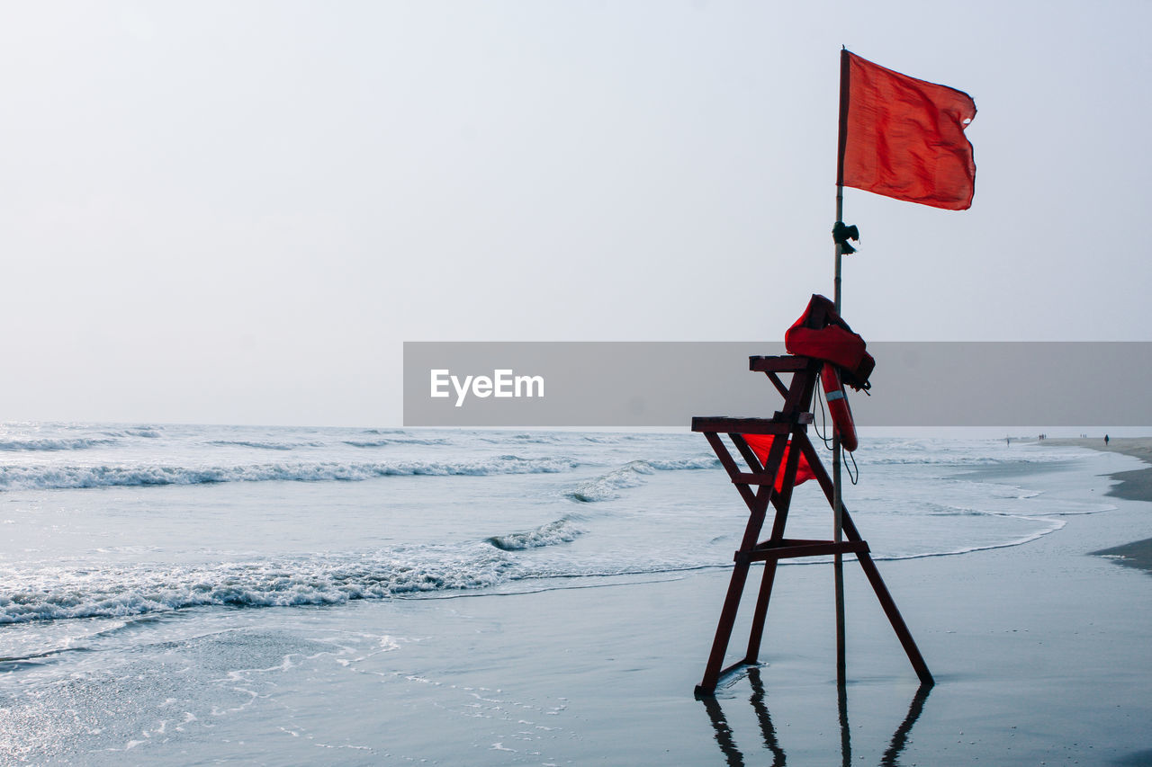 Lifeguard station, cox's bazar beach.