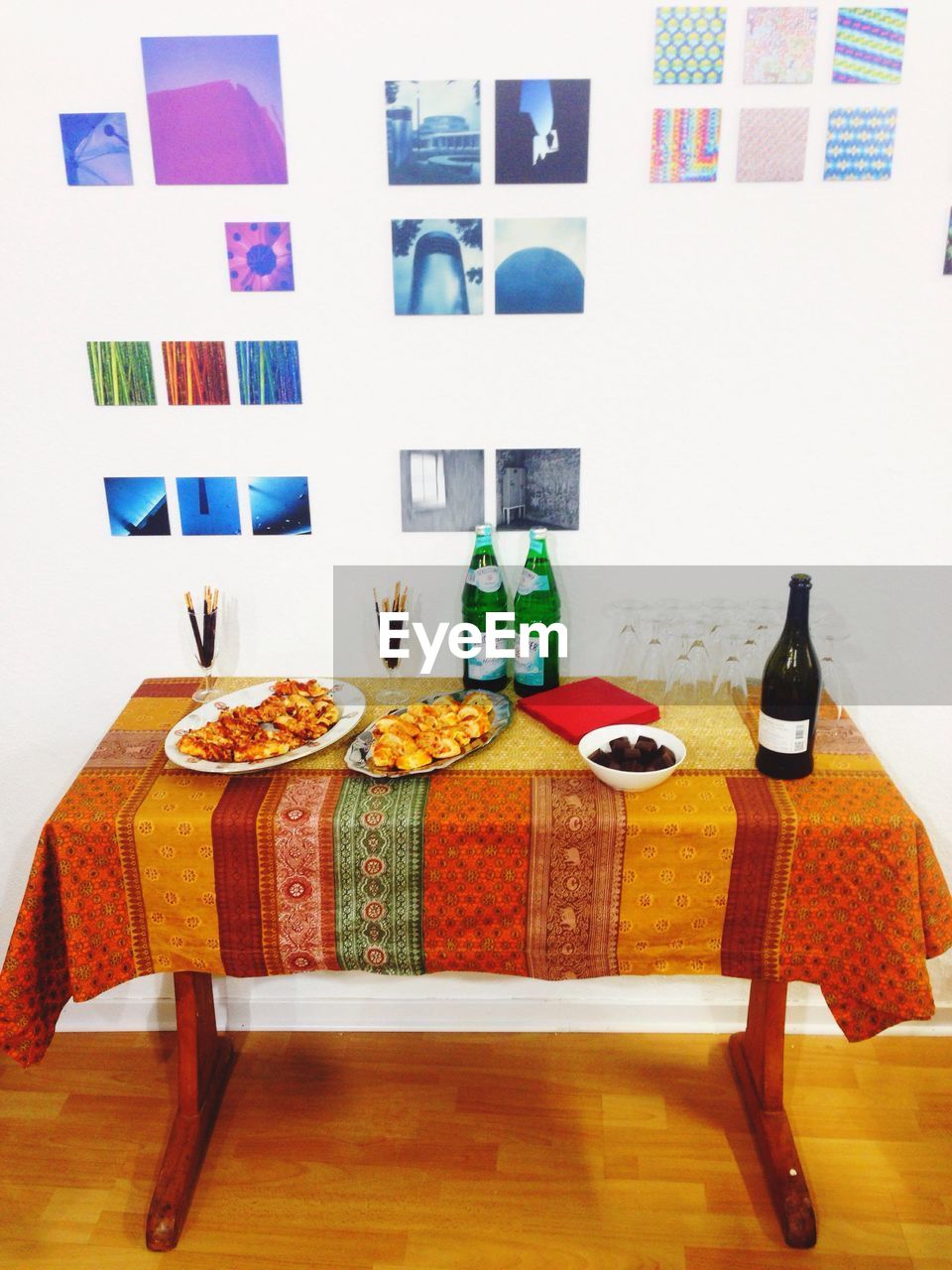 Close-up of food on table at home