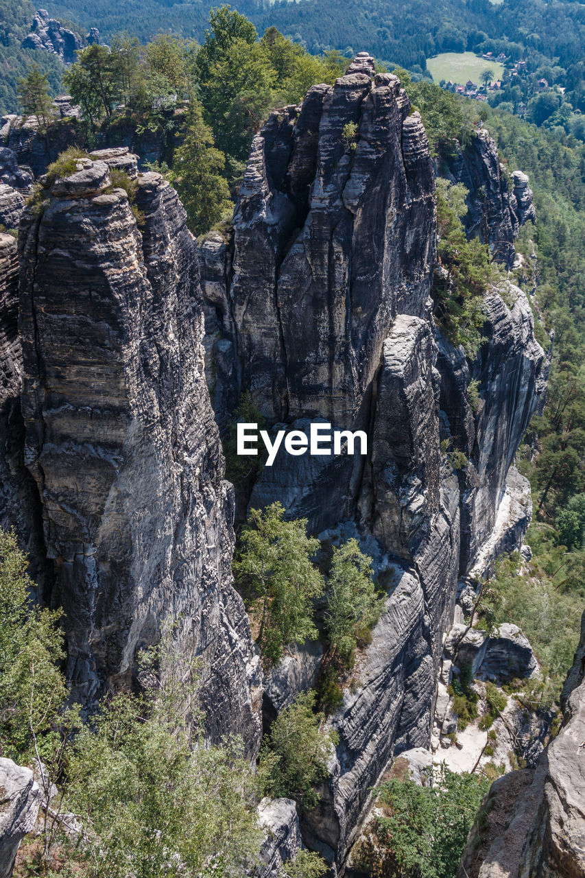 ROCK FORMATION ON LAND