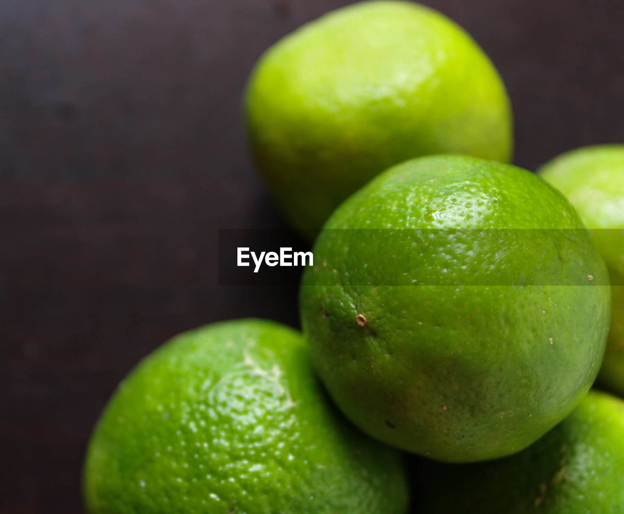 Close-up of lemons on table