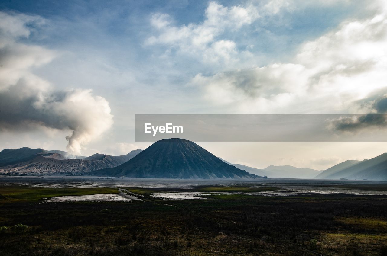 VIEW OF VOLCANIC LANDSCAPE
