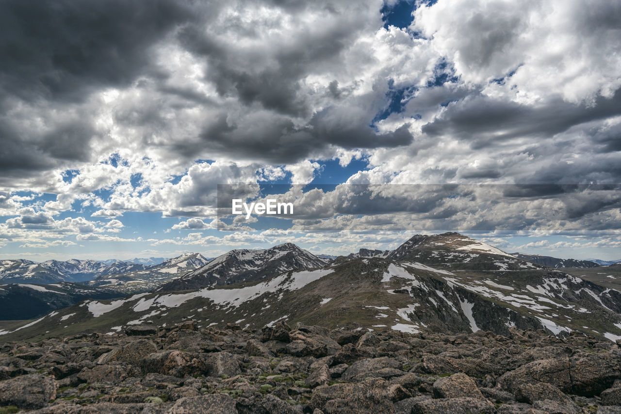 Mountain view in the mount evans wilderness