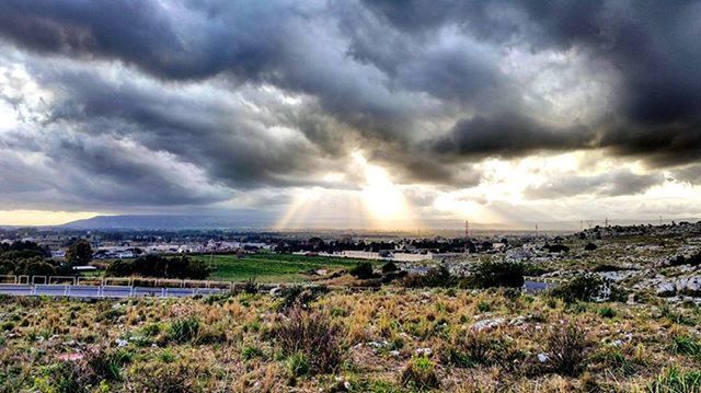 SCENIC VIEW OF LANDSCAPE AGAINST CLOUDY SKY