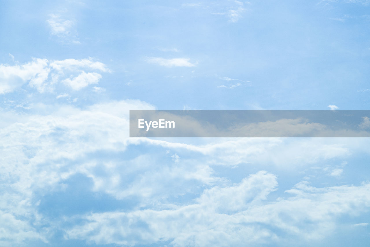 Low angle view of clouds in sky