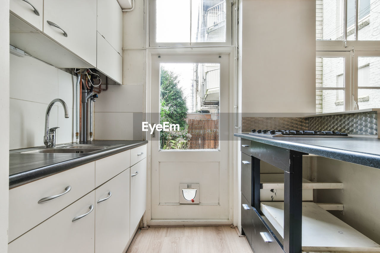 Interior of kitchen