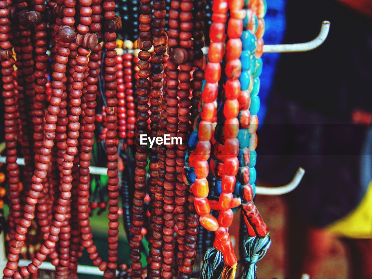 Close-up of multi colored candies for sale at market stall