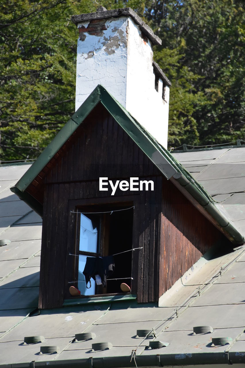 Low angle view of dormer