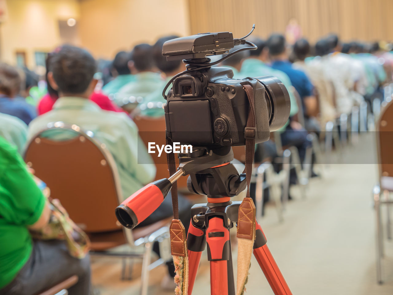 Close-up of camera