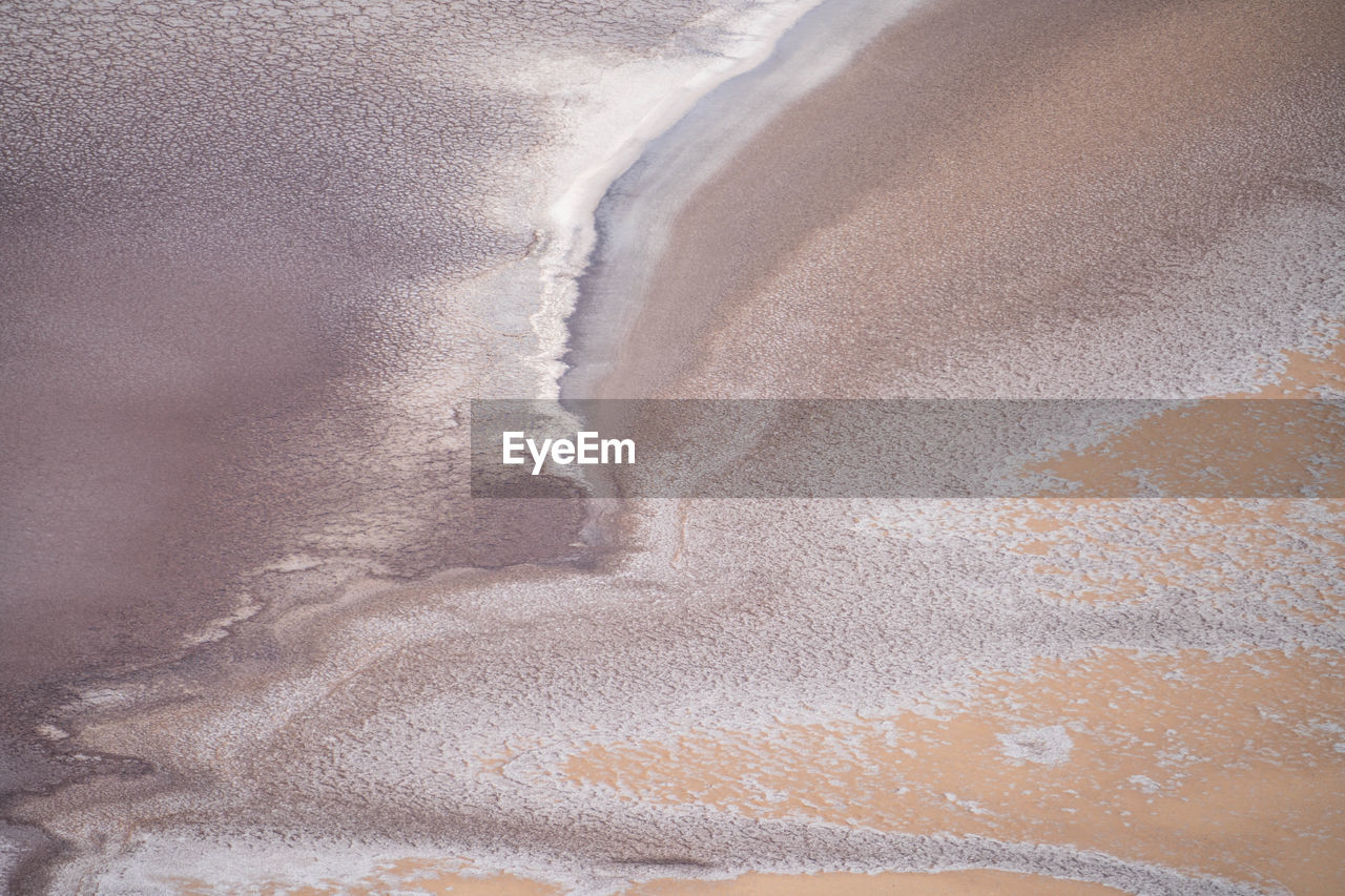 aerial view of sand