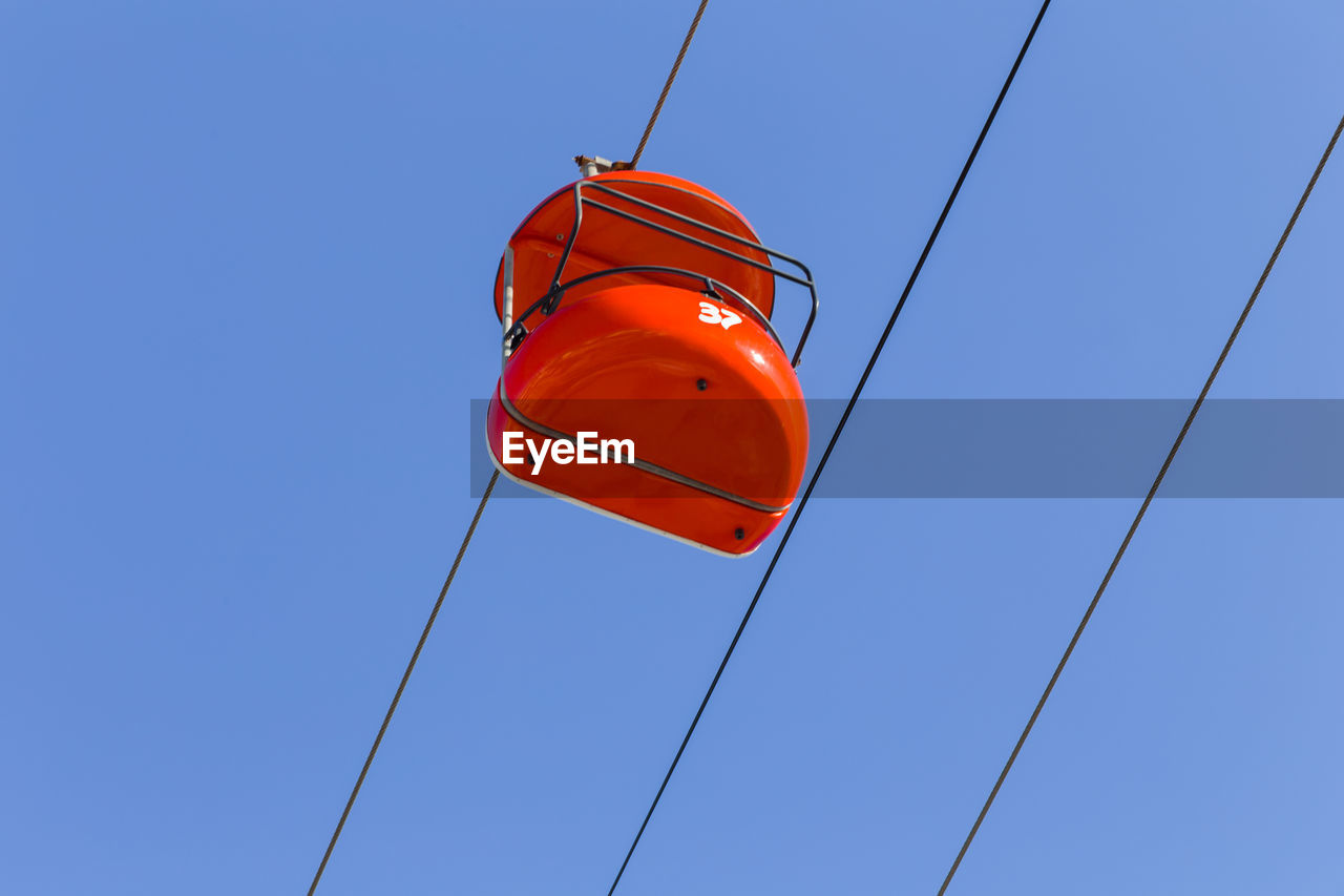 Sky glider suspension ride at santa cruz beach boardwalk