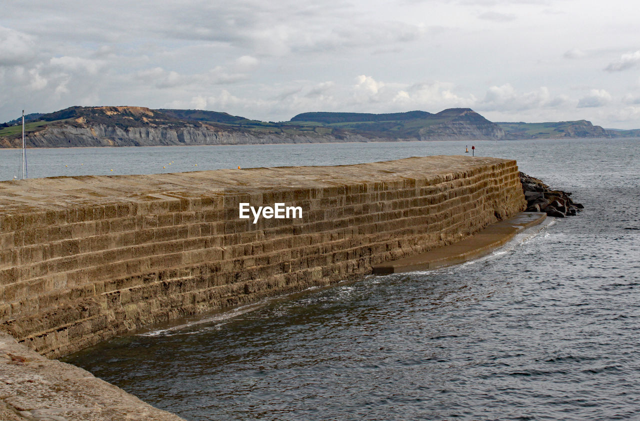 PANORAMIC SHOT OF SEA AGAINST SKY