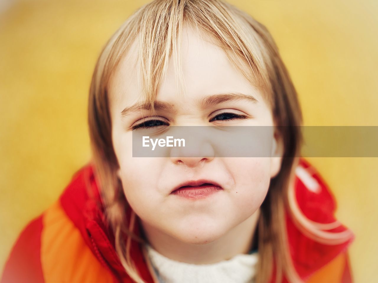 Close-up of young child boy 