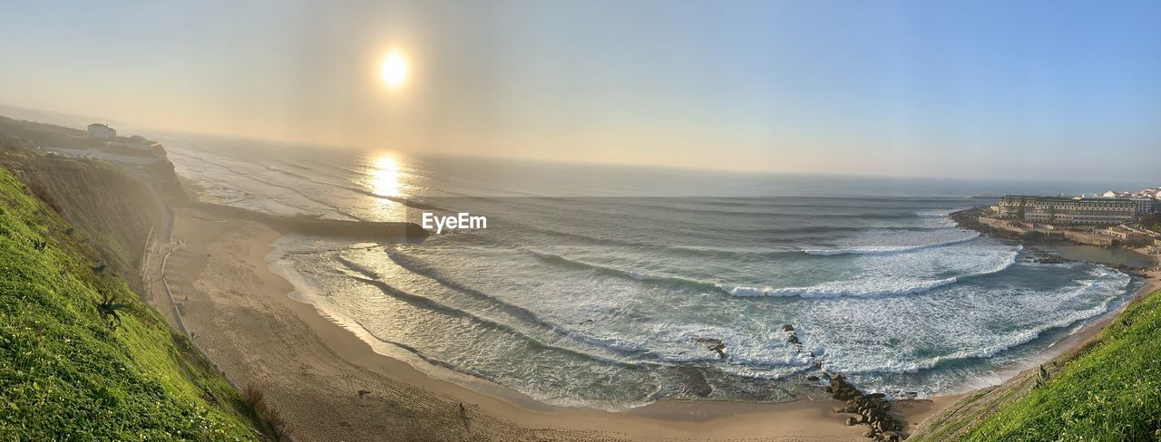 PANORAMIC SHOT OF SEA AGAINST SKY