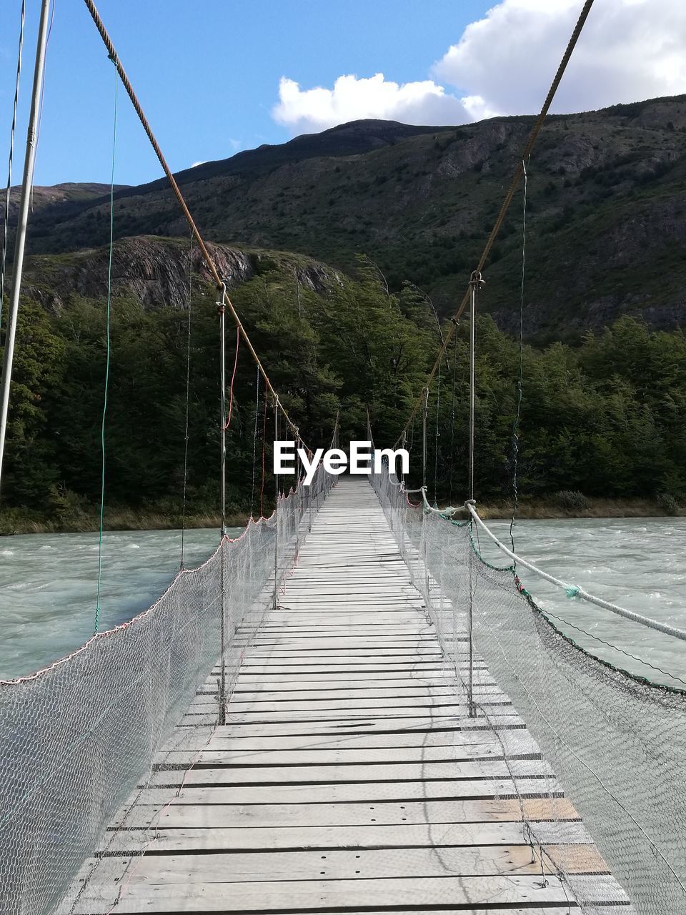 FOOTBRIDGE AGAINST SKY