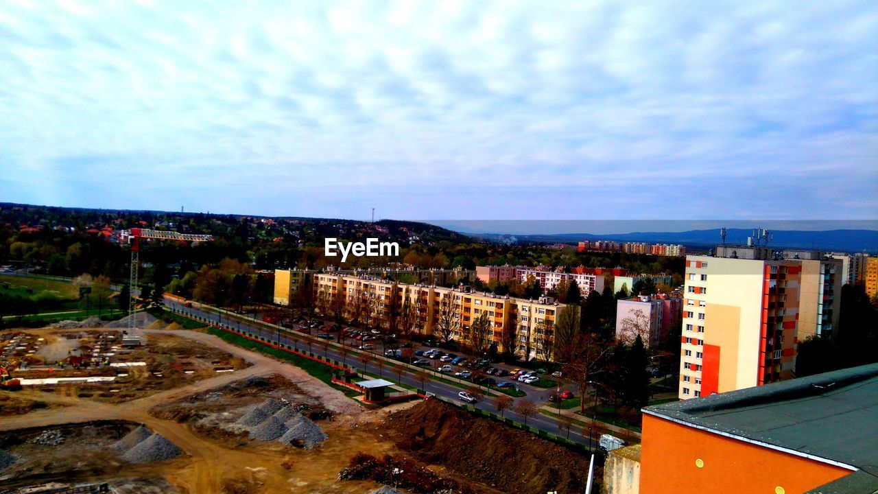 CLOUDY SKY OVER CITY