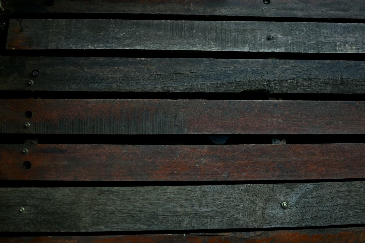 FULL FRAME SHOT OF WOOD WITH IRON