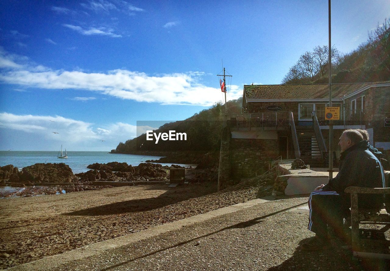 VIEW OF SEA AGAINST SKY