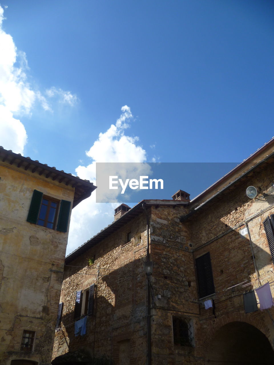 Low angle view of building against sky