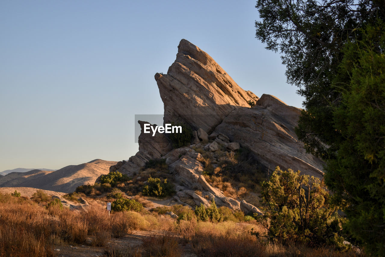 Sun over vasquez rocks