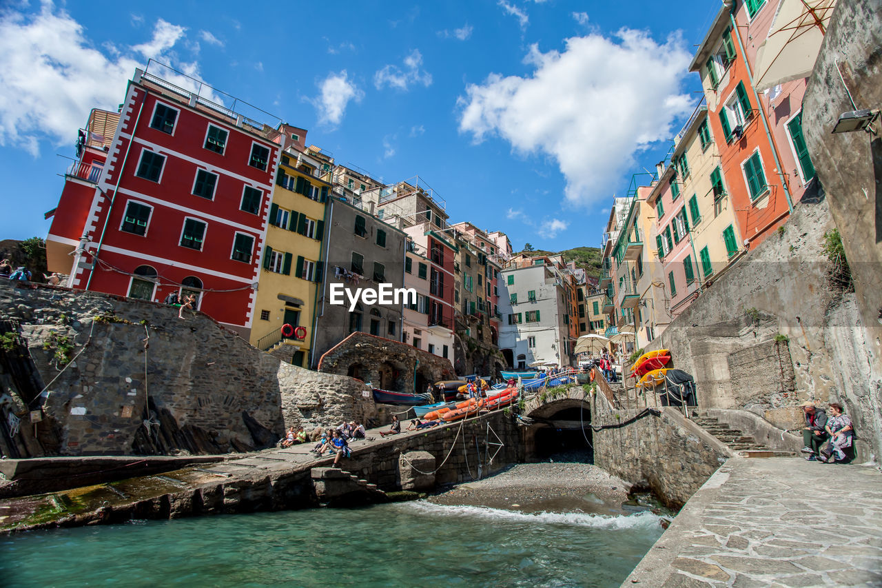 VIEW OF BUILDINGS IN CANAL