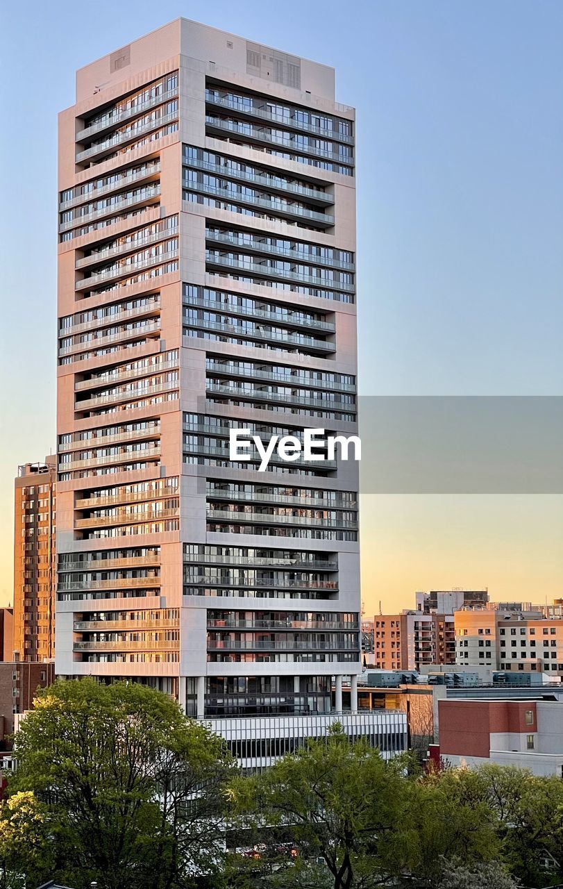 Low angle view of buildings against sky