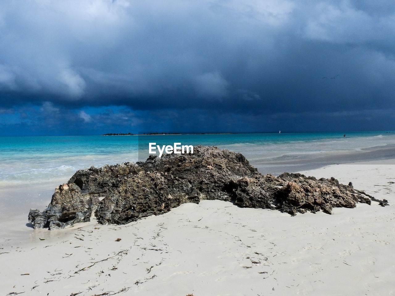 SCENIC VIEW OF SEA SHORE AGAINST SKY