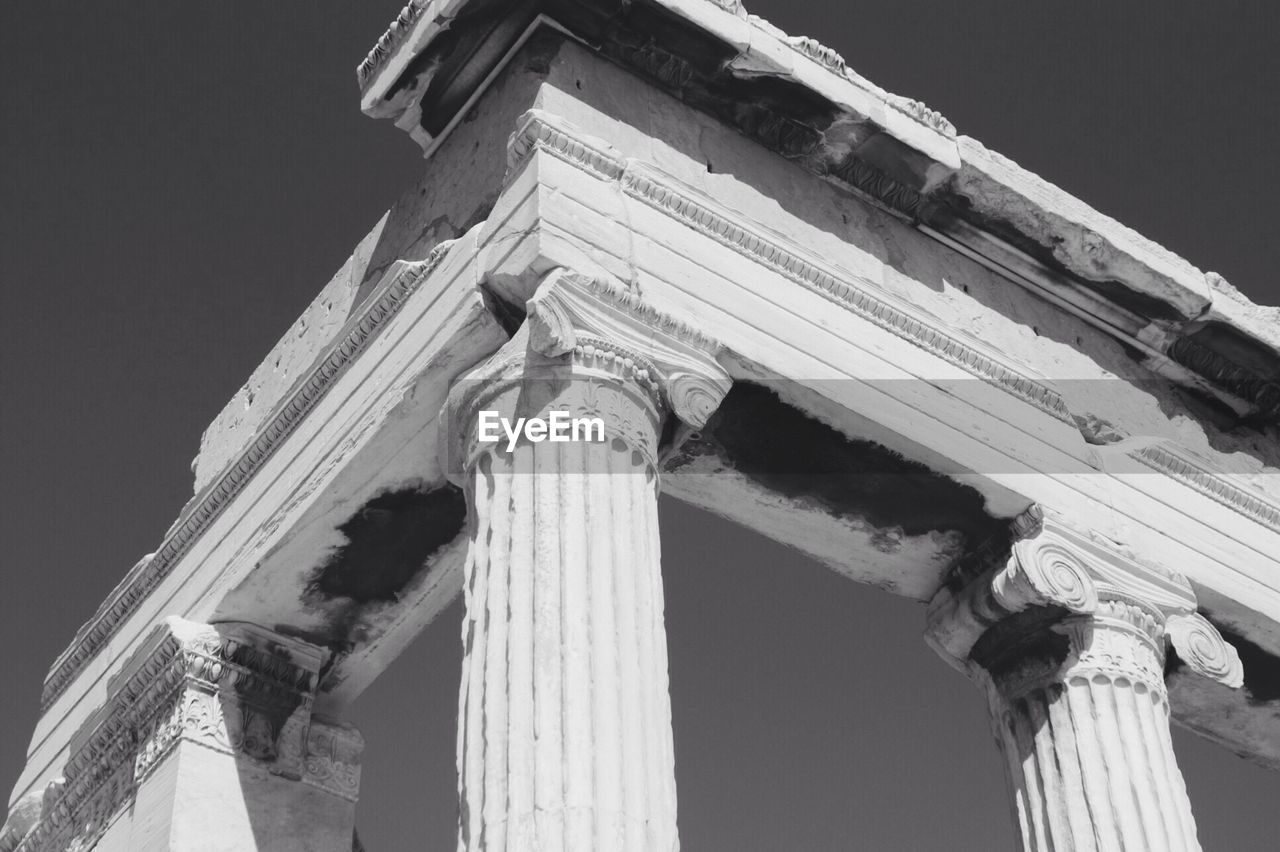 LOW ANGLE VIEW OF TEMPLE