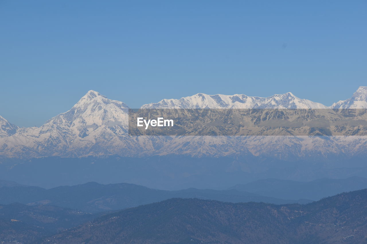 SCENIC VIEW OF SNOWCAPPED MOUNTAIN AGAINST SKY