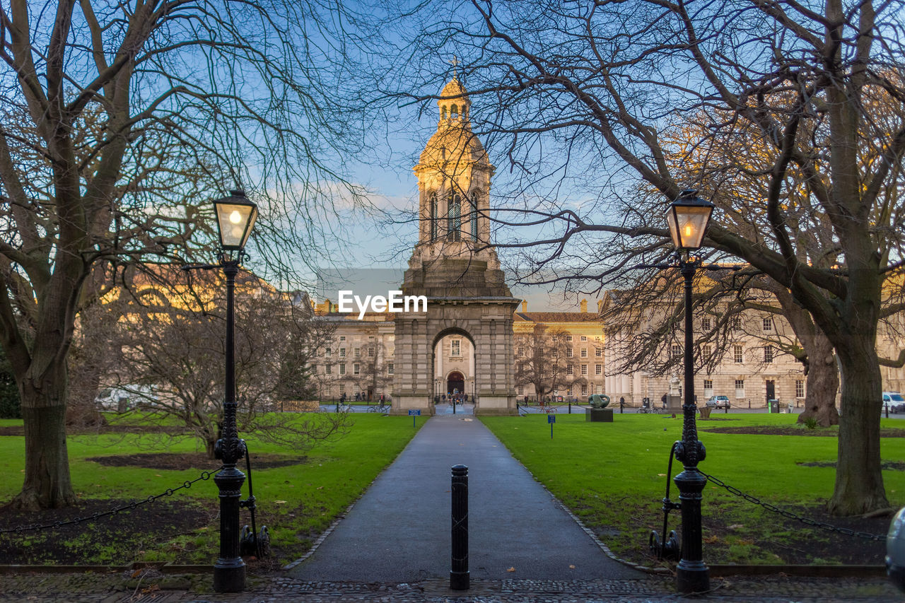 Footpath leading towards trinity college