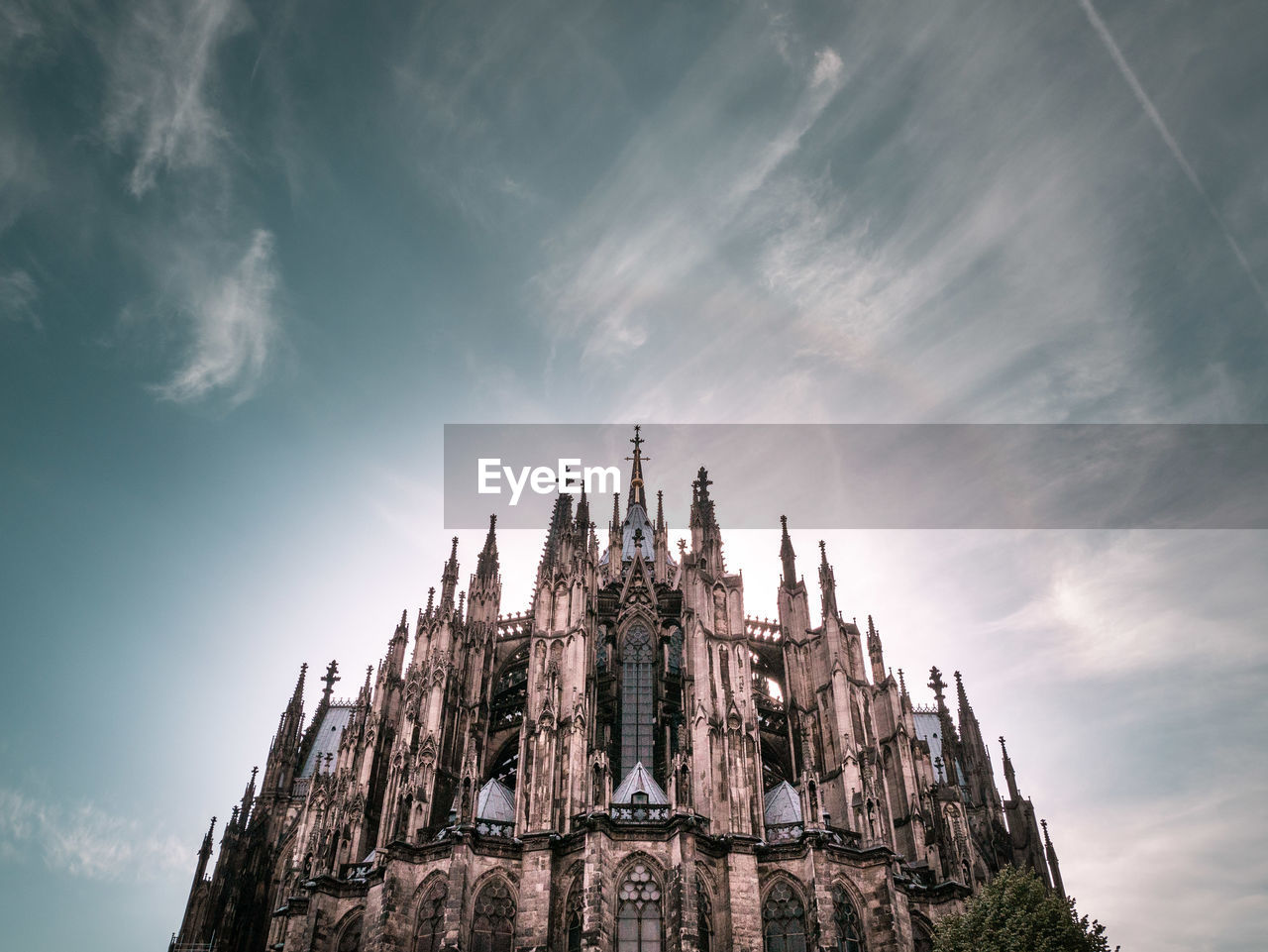 Low angle view of church against sky