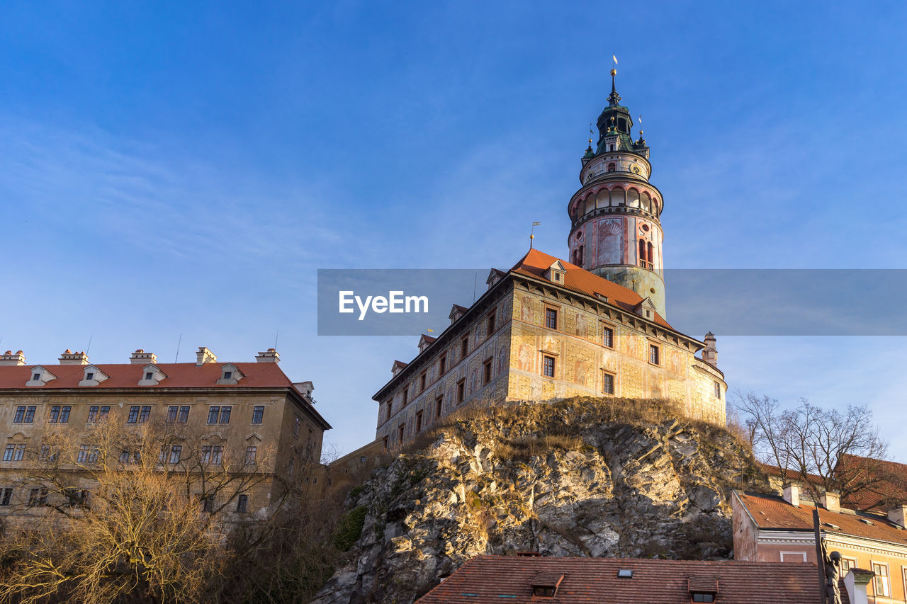 Cesky krumlov castle against sky