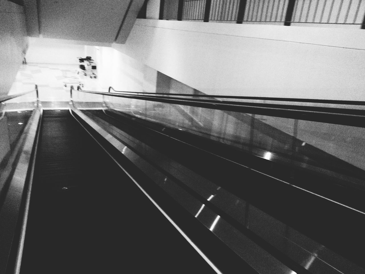 VIEW OF ESCALATOR