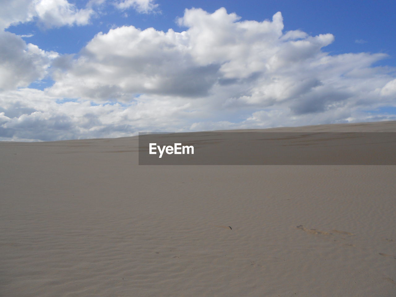 SCENIC VIEW OF SAND DUNE AGAINST SKY