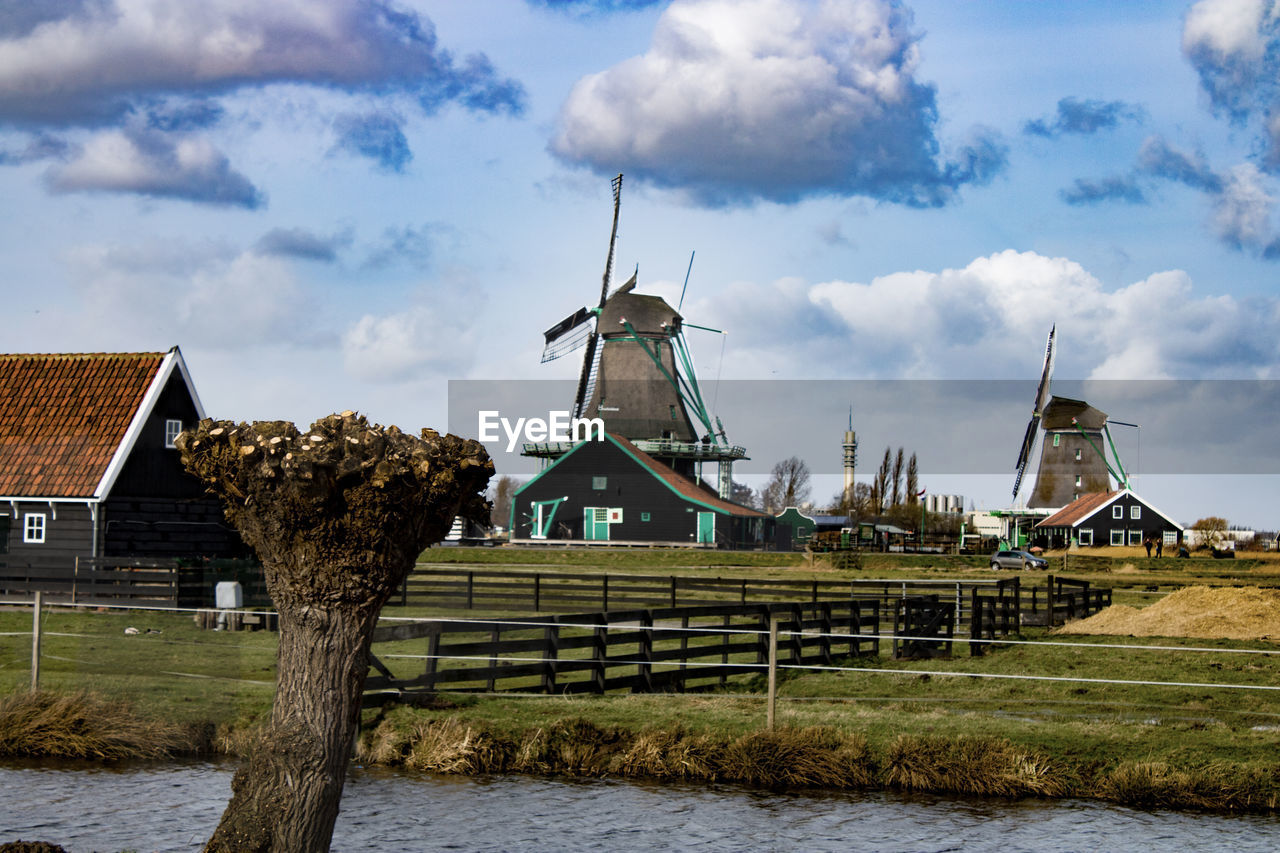 The famous dutch windmills