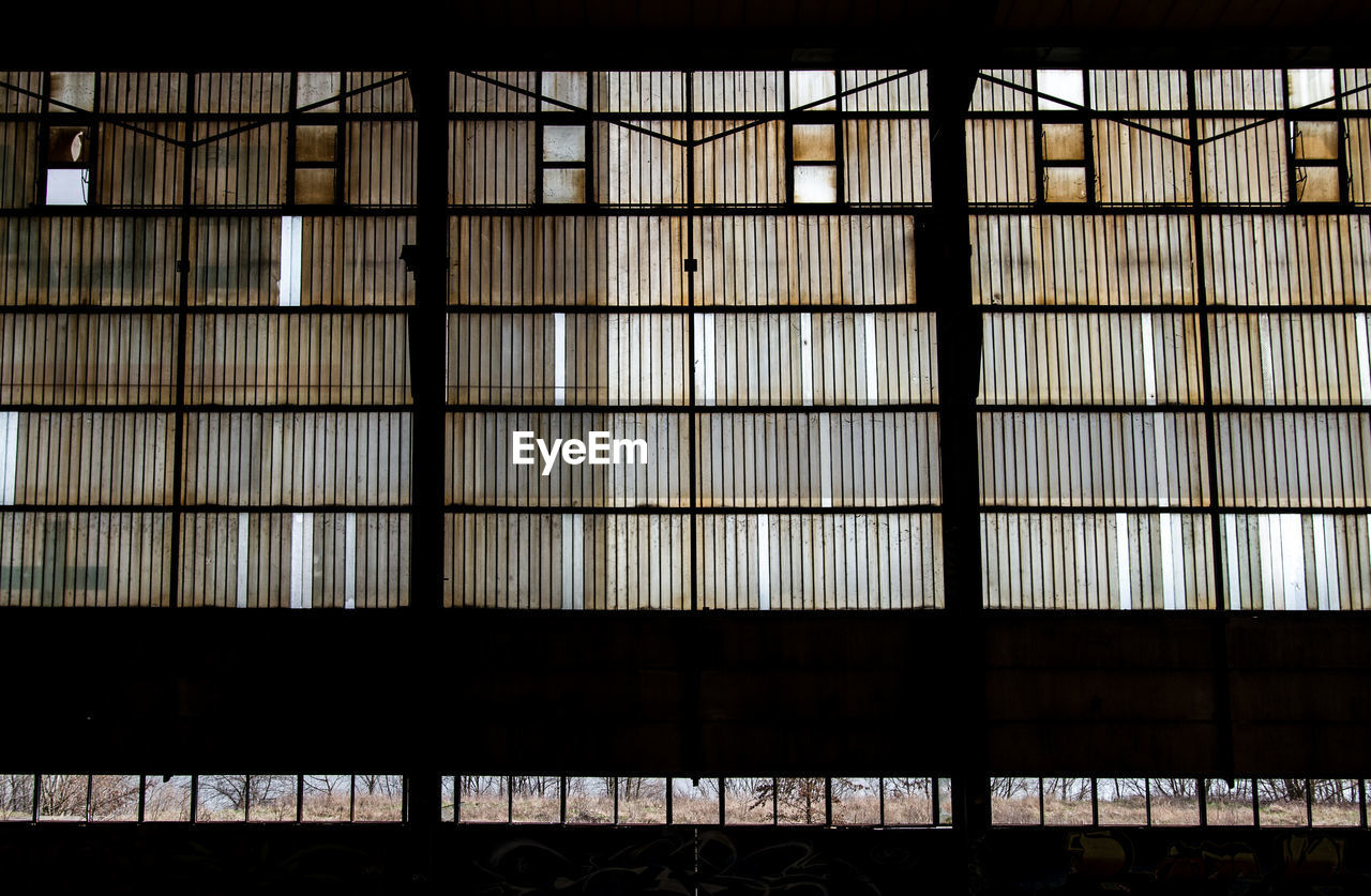 Interior of abandoned factory