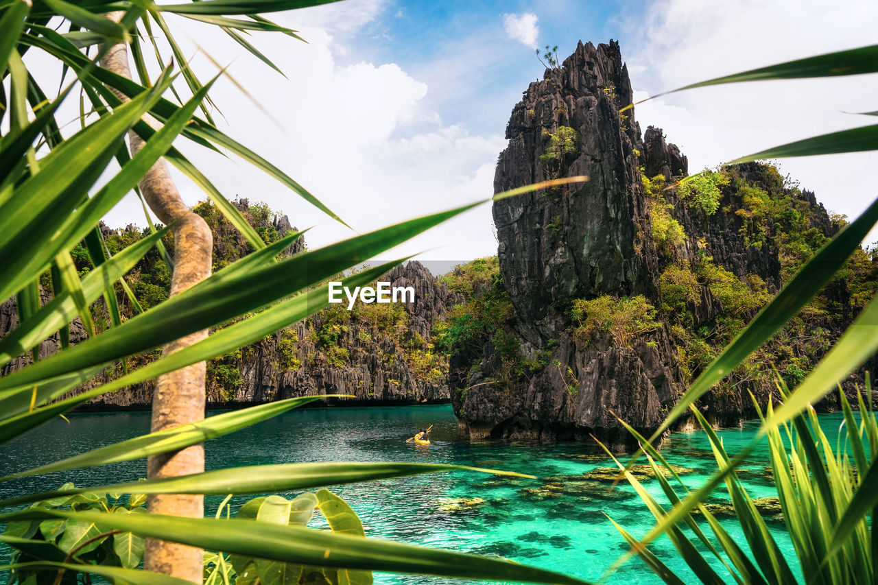 Scenic view of river against sky